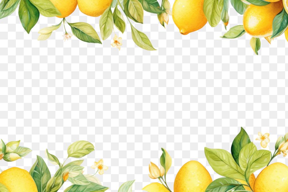 PNG  Lemon fruit plant food. AI generated Image by rawpixel.