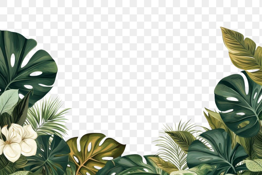 PNG  Tropical leaves tropics nature plant