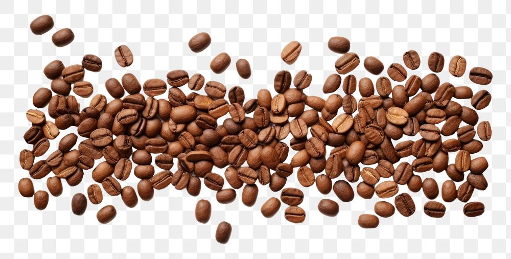 PNG  Coffee beans coffee backgrounds coffee beans. AI generated Image by rawpixel.