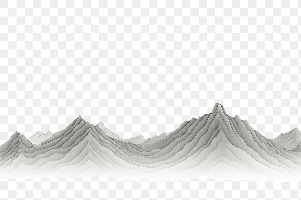 PNG  Fold mountain backgrounds drawing nature. AI generated Image by rawpixel.