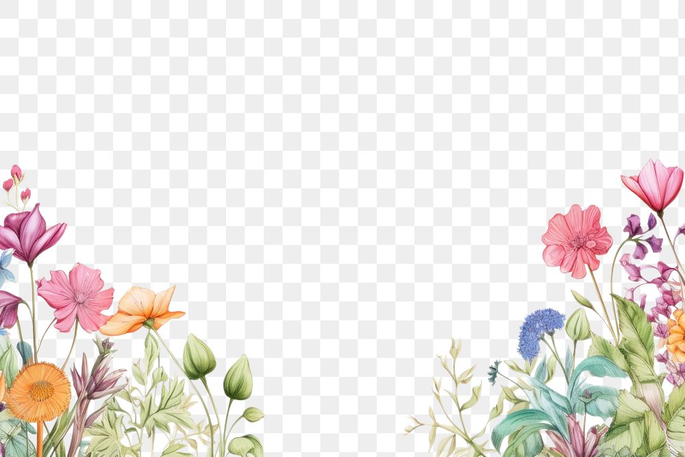 PNG  Floral backgrounds pattern flower. AI generated Image by rawpixel.