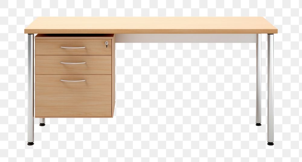 PNG Office table furniture drawer desk. AI generated Image by rawpixel.