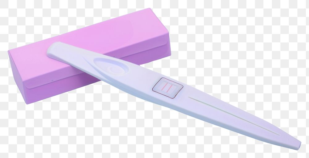 PNG  A pregnancy test kit showing positive result blade thermometer weaponry. AI generated Image by rawpixel.