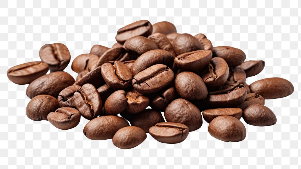 PNG Coffee coffee beans freshness abundance. AI generated Image by rawpixel.