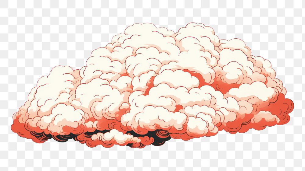 PNG Chinese cloud explosion exploding outdoors. AI generated Image by rawpixel.