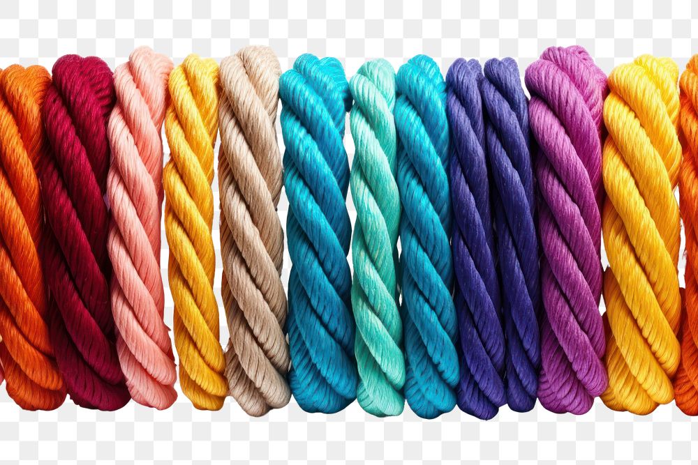 PNG  Long colorful ropes arrangement backgrounds creativity. AI generated Image by rawpixel.