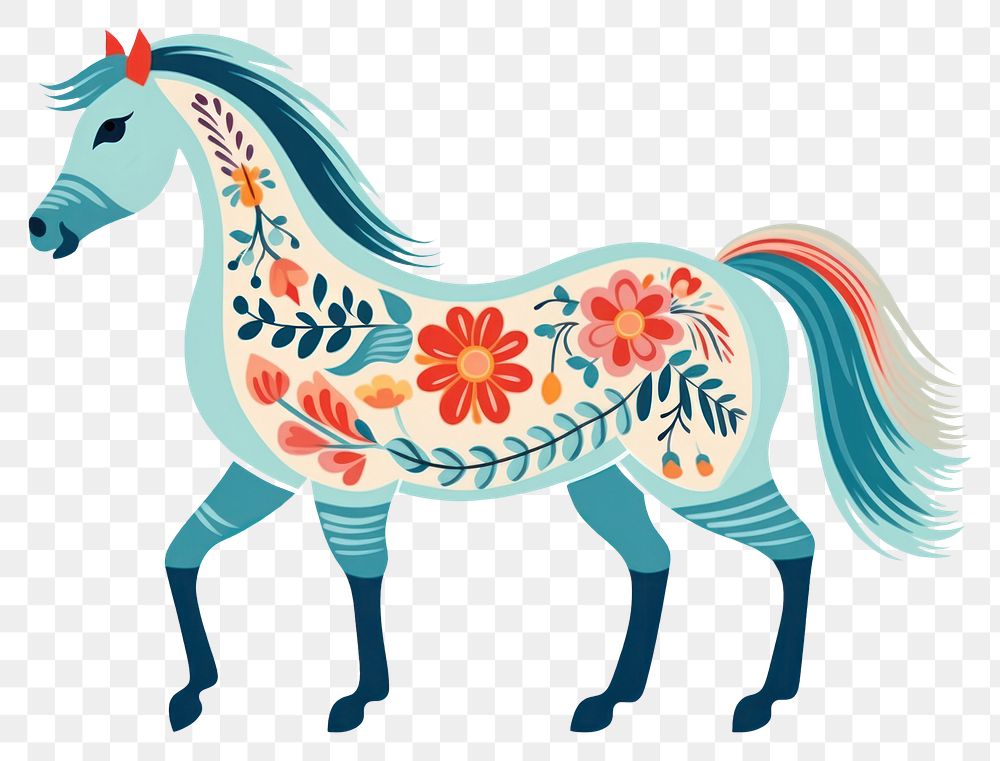 PNG A horse art livestock pattern. AI generated Image by rawpixel.