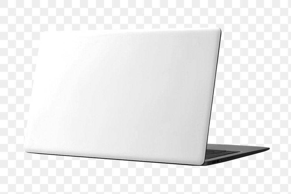 Computer laptop png, design element, transparent background