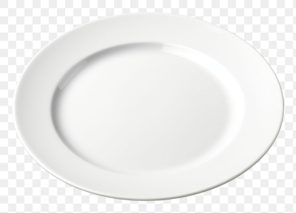 PNG  Empty white plate porcelain platter saucer. AI generated Image by rawpixel.