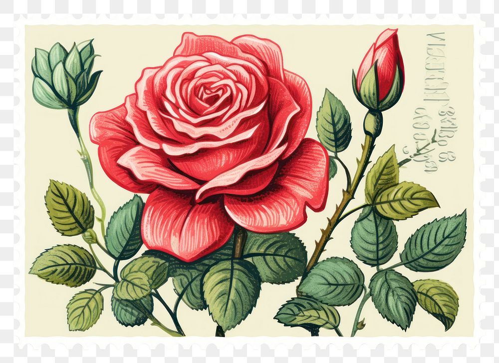 PNG Rose garden illustration flower plant inflorescence. AI generated Image by rawpixel.