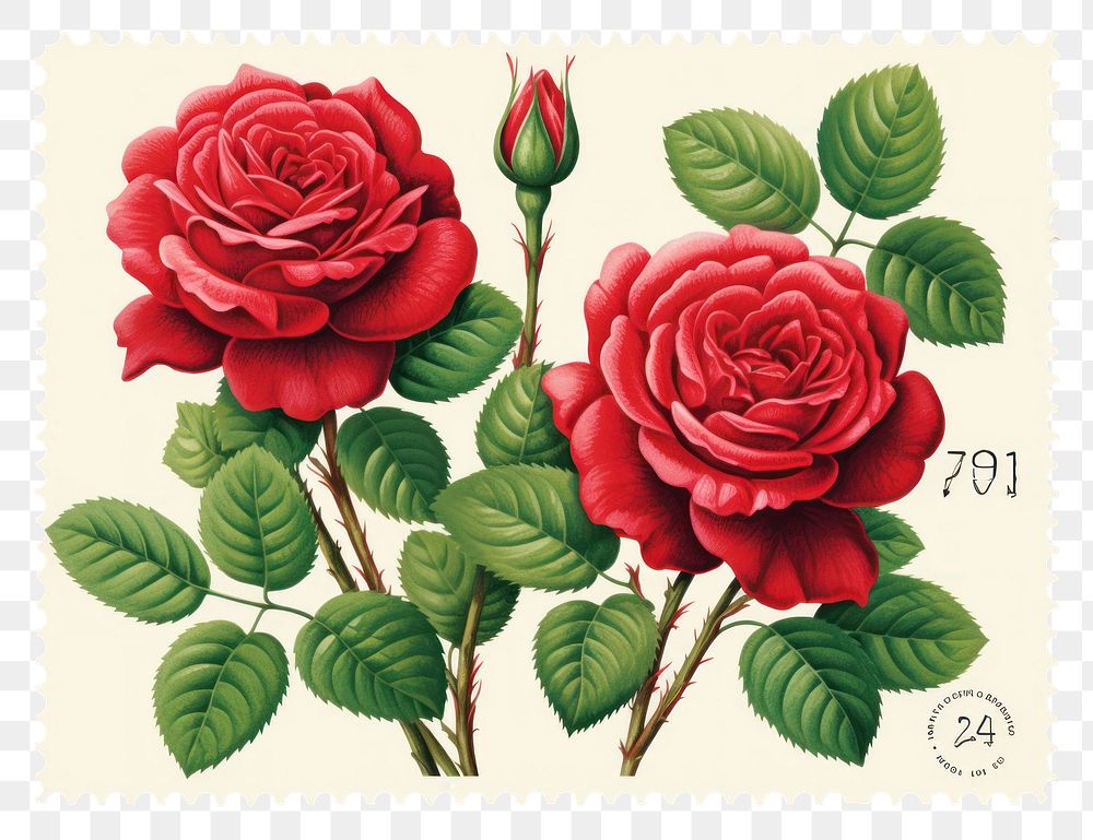 PNG Rose garden illustration pattern flower plant. AI generated Image by rawpixel.