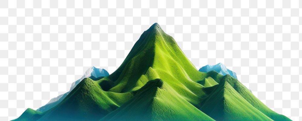 PNG  Mountain landscape nature green. AI generated Image by rawpixel.