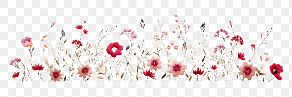 PNG Pattern flower plant art. AI generated Image by rawpixel.