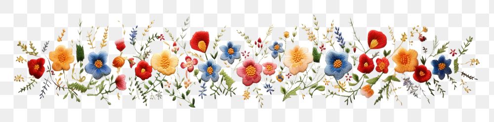 PNG Embroidery pattern art creativity. AI generated Image by rawpixel.