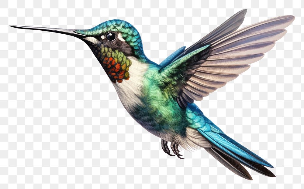 PNG Humming bird hummingbird animal wing AI generated Image by rawpixel