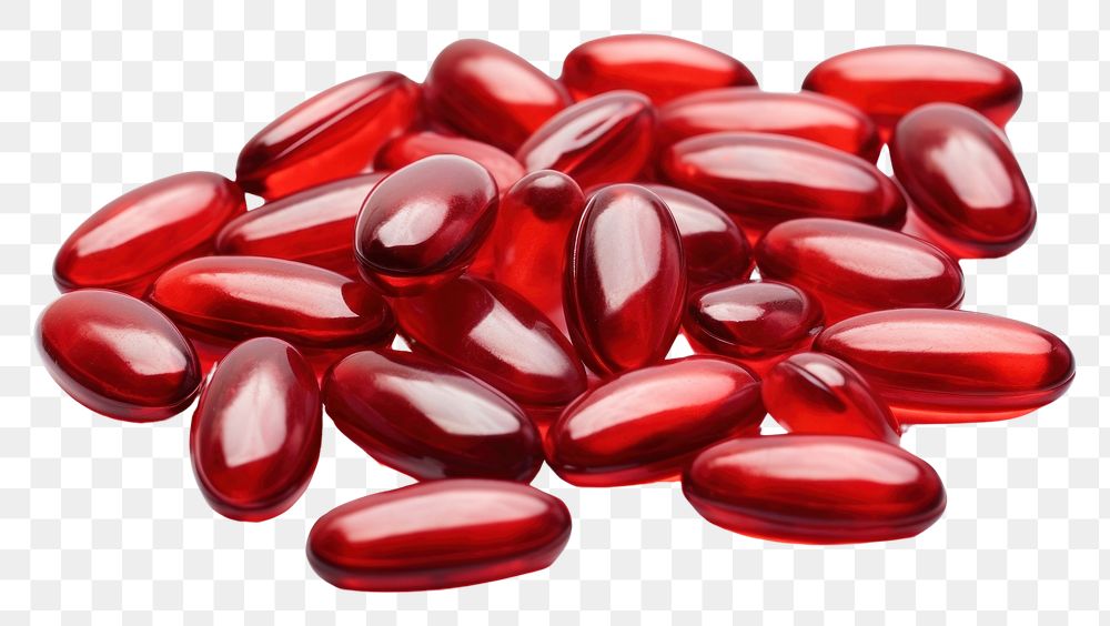 PNG  Iron red medicine tablets pill antioxidant medication. AI generated Image by rawpixel.