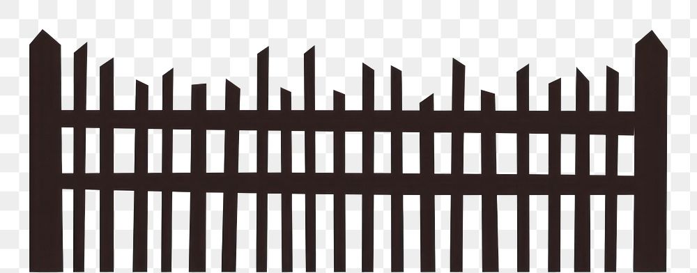 PNG  Wood fence outdoors gate white background. AI generated Image by rawpixel.