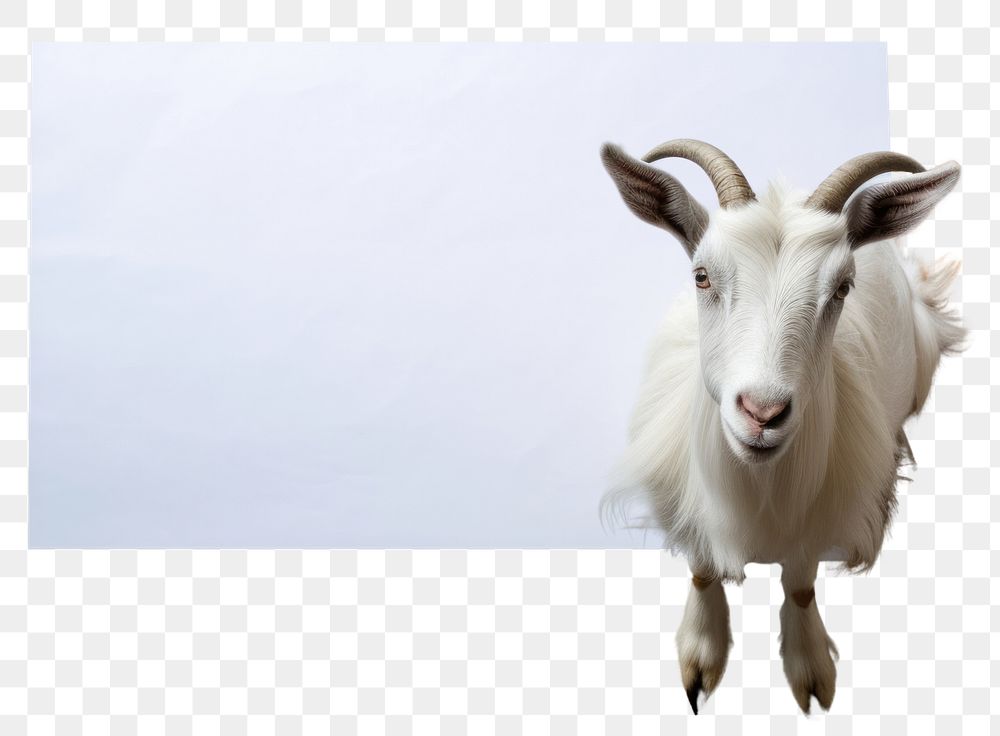 PNG Goat livestock animal mammal. AI generated Image by rawpixel.