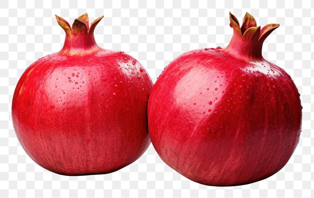 PNG  A pomegranates apple fruit plant. AI generated Image by rawpixel.
