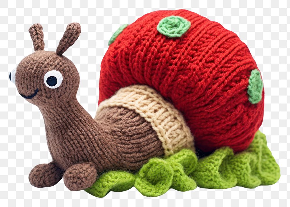 PNG  Knitted cute toy knitted animal plush. AI generated Image by rawpixel.
