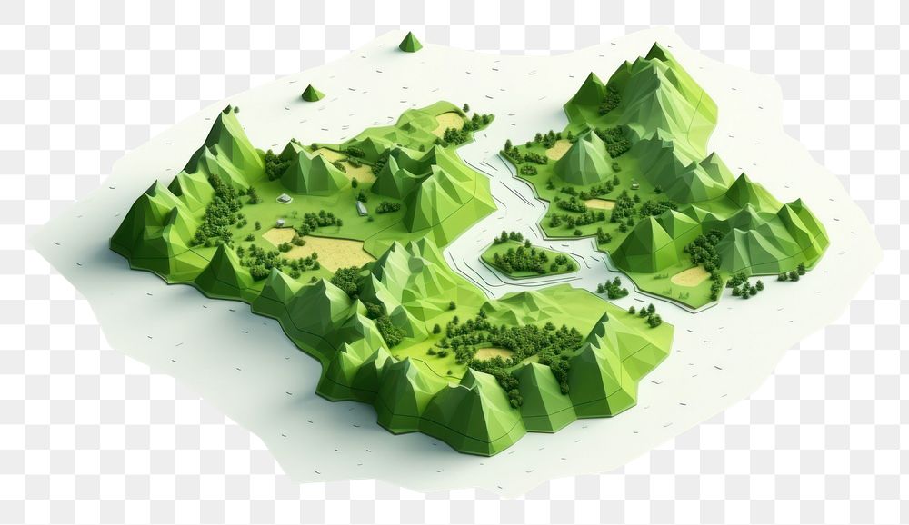 PNG Green land continent plant white background vegetation. AI generated Image by rawpixel.