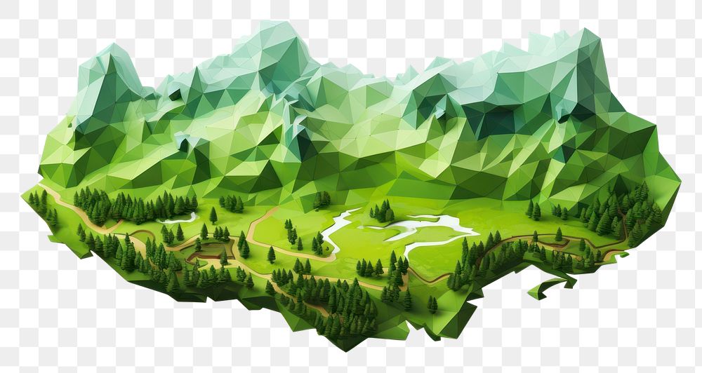 PNG Green land continent landscape outdoors nature. AI generated Image by rawpixel.