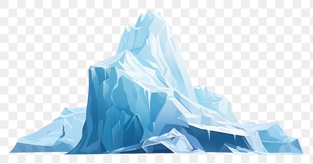 PNG Ice berg outdoors iceberg nature. AI generated Image by rawpixel.
