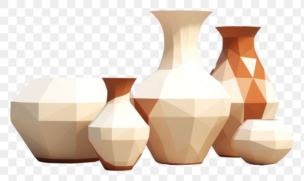 PNG Pottery art porcelain vase. AI generated Image by rawpixel.