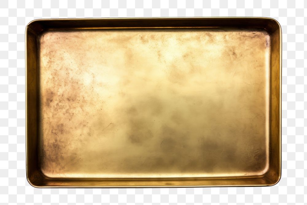 PNG Chinese golden tray backgrounds white background rectangle. AI generated Image by rawpixel.