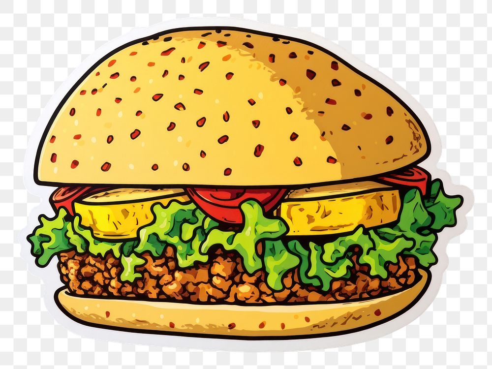 PNG  Taco food meal hamburger. AI generated Image by rawpixel.