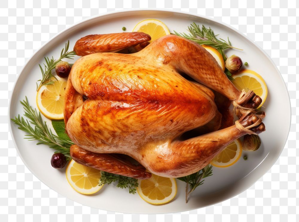 PNG  A thankgiving dish dinner plate food. AI generated Image by rawpixel.