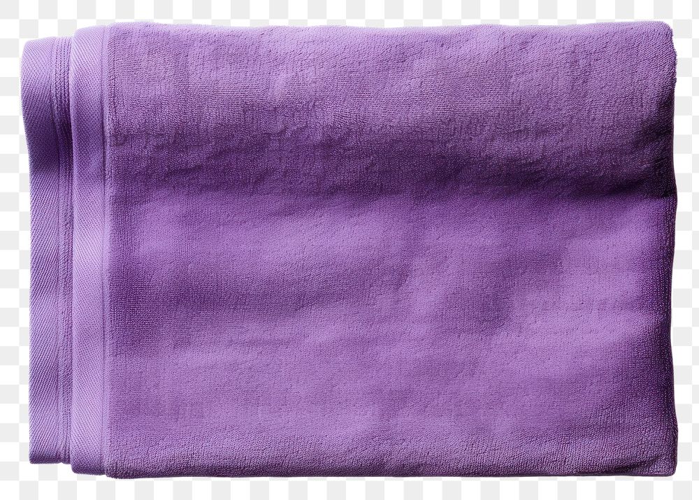 PNG  A towel purple white background rectangle. AI generated Image by rawpixel.