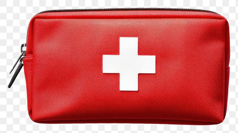 PNG  A first aids bag white background accessories accessory. AI generated Image by rawpixel.