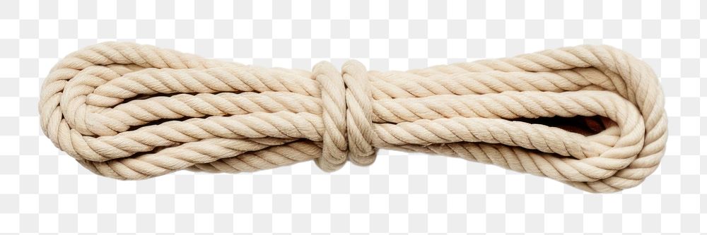 PNG  A mini 1m rope white background strength twisted. AI generated Image by rawpixel.