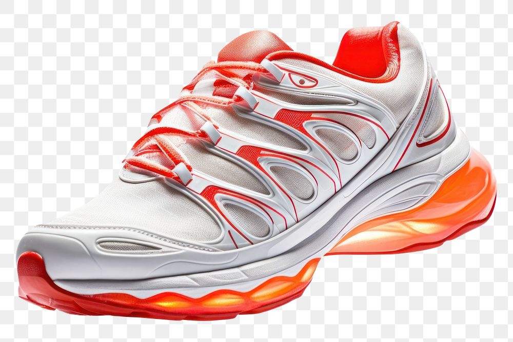 PNG  Running sneaker footwear shoe shoelace. AI generated Image by rawpixel.