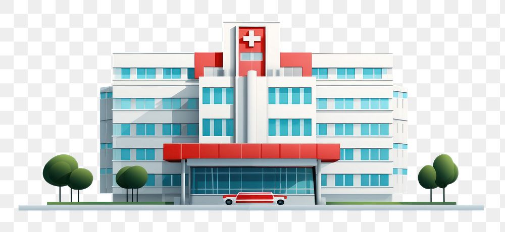 PNG Hospital architecture building city. | Free PNG - rawpixel