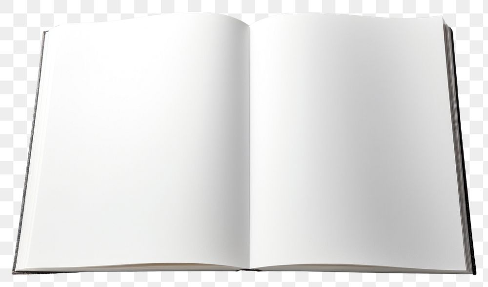 PNG  Open empty book page publication simplicity. AI generated Image by rawpixel.