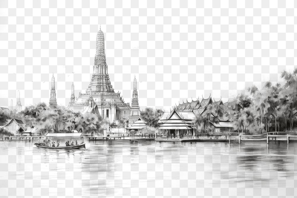 PNG Wat arun landscape architecture building. AI generated Image by rawpixel.