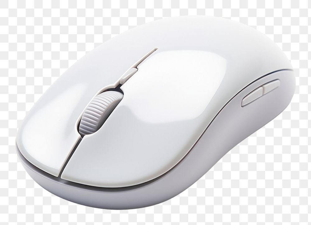 Computer mouse white background electronics technology. AI generated Image by rawpixel.