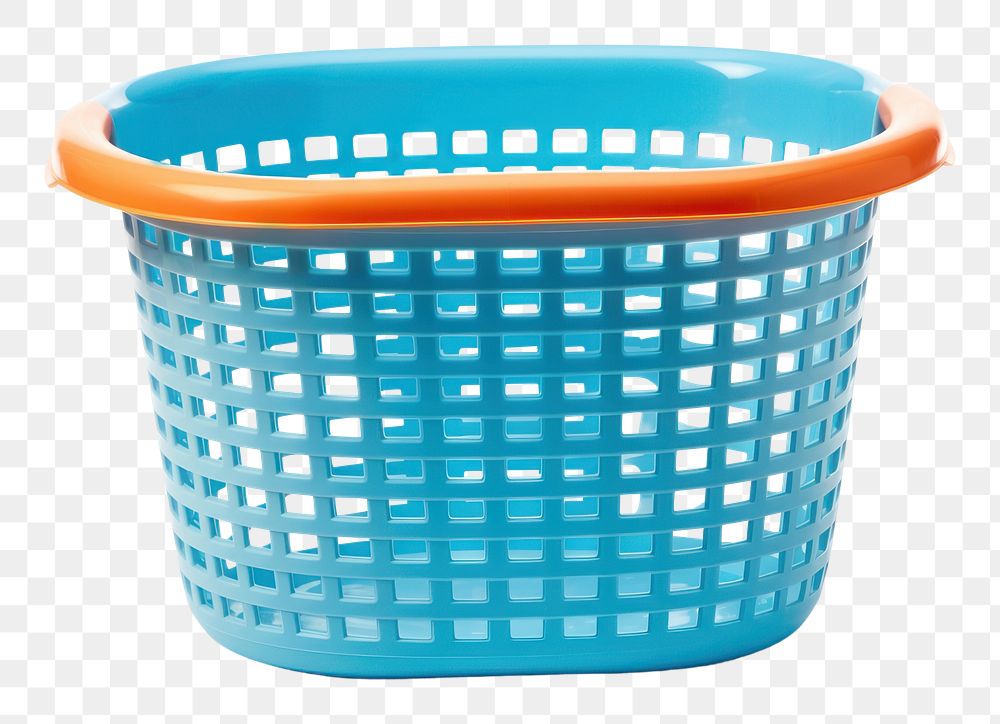 PNG Laundry basket plastic laundry white background. AI generated Image by rawpixel.