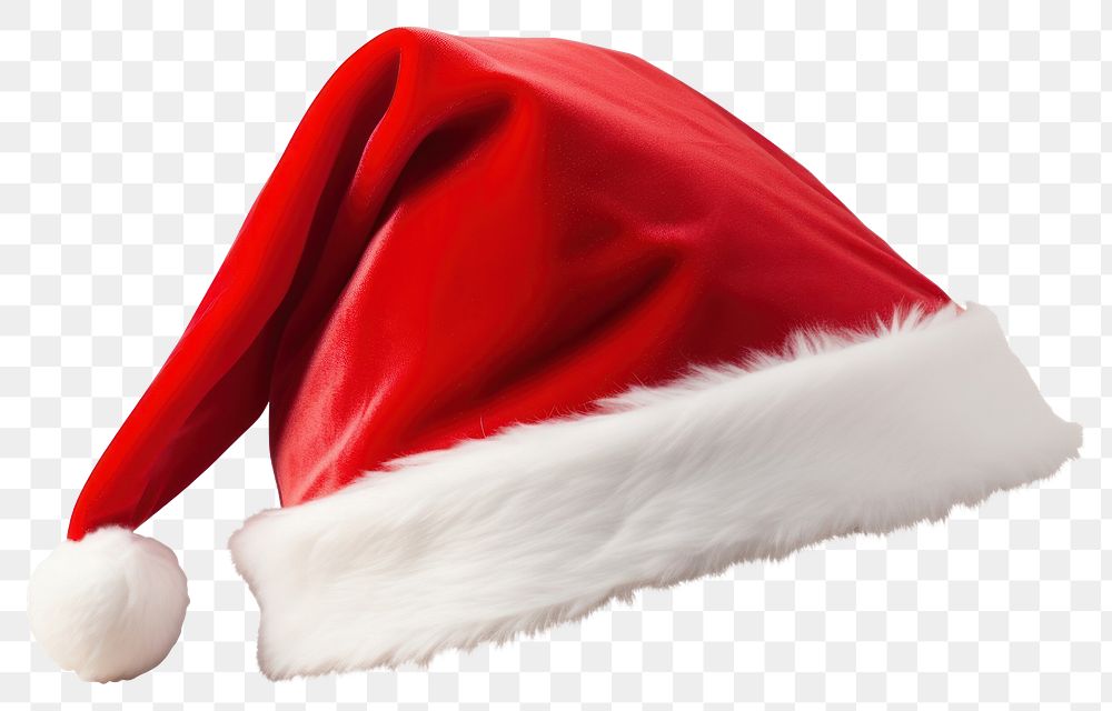 PNG  Santa Claus red hat white white background santa claus. AI generated Image by rawpixel.