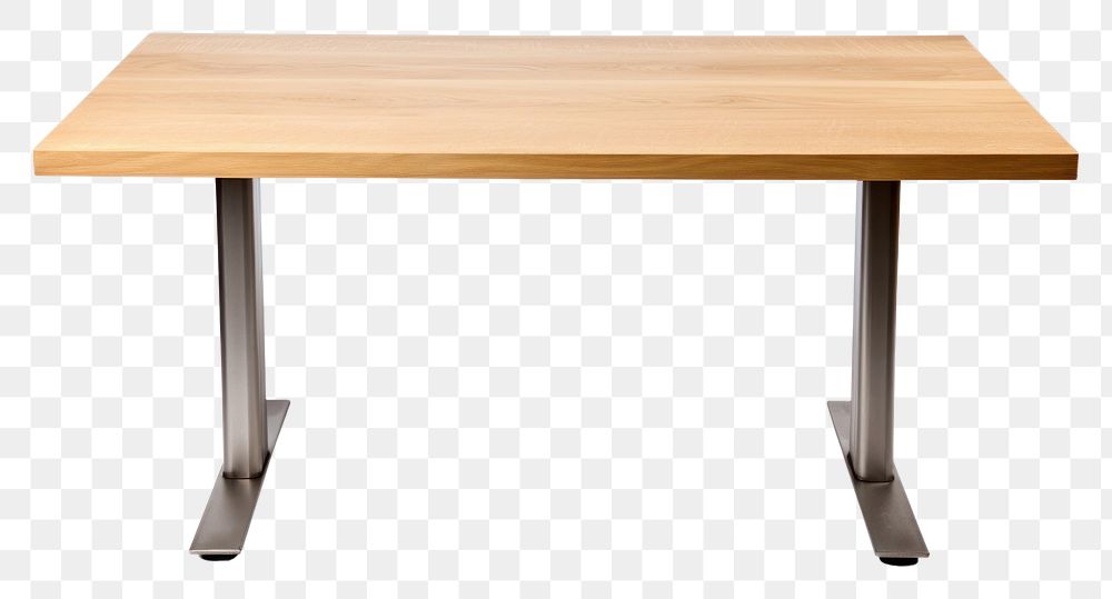 PNG  Table furniture desk white background. AI generated Image by rawpixel.