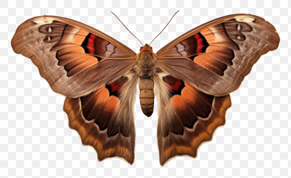 PNG  Moth butterfly animal insect. AI generated Image by rawpixel.