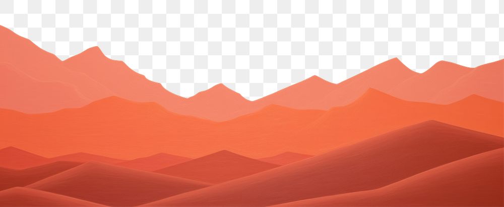 PNG Desert sunset landscape sunlight outdoors. AI generated Image by rawpixel.