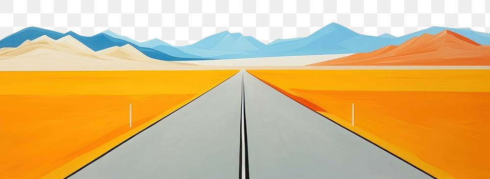 PNG Landscape mountain painting nature. AI generated Image by rawpixel.