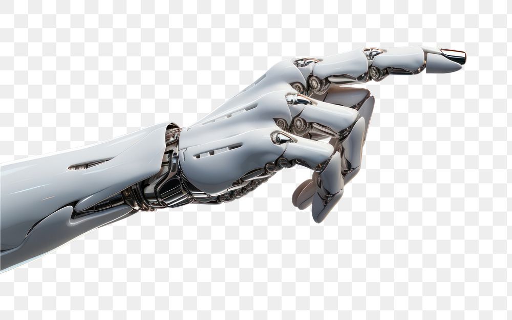 PNG Robot hand white background transportation