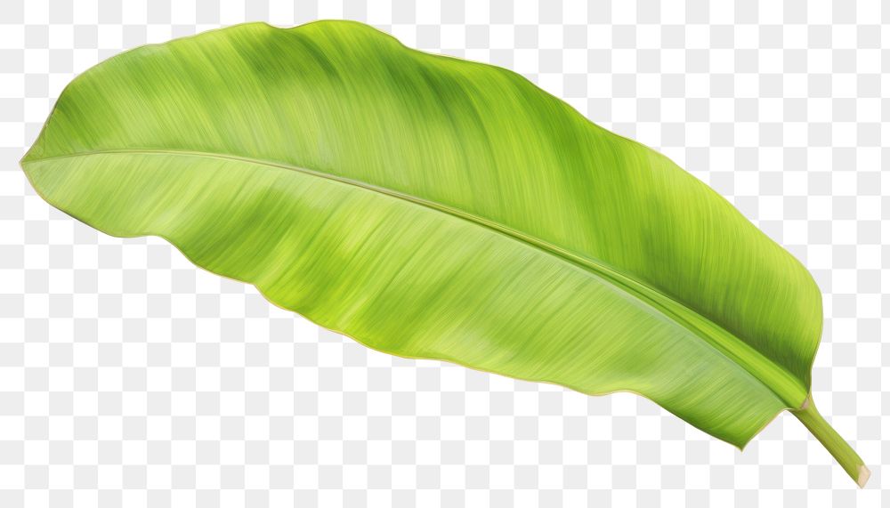PNG banana leaf, plant element, transparent background