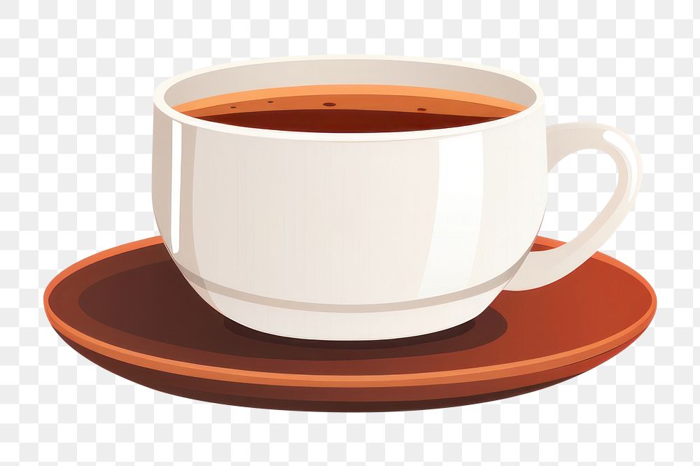 PNG Coffee mug saucer drink. AI generated Image by rawpixel.