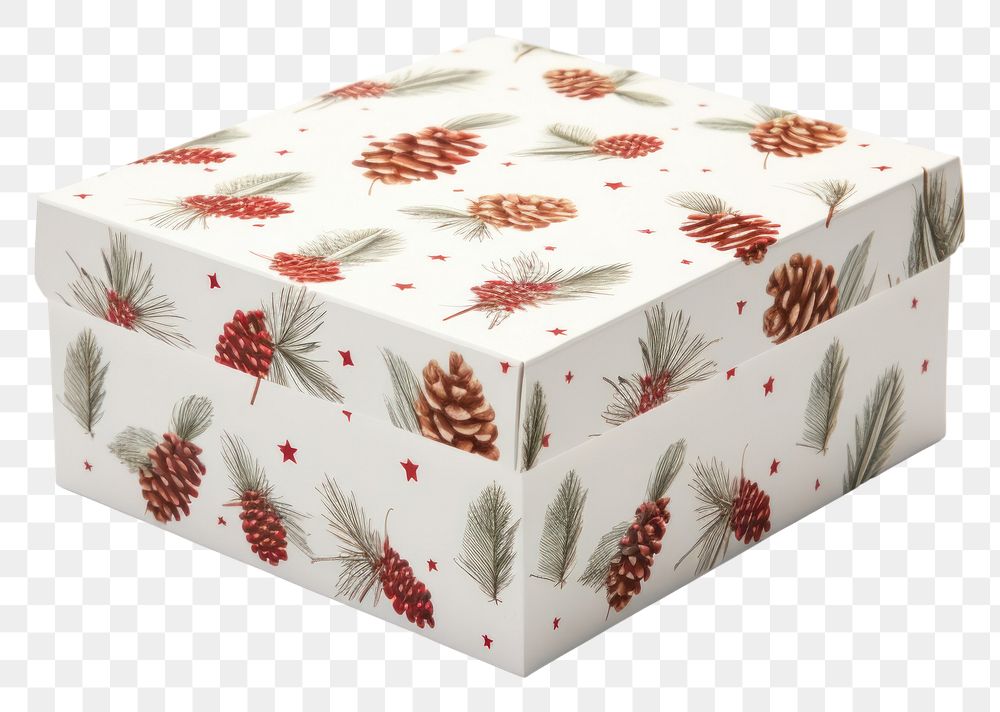 PNG  Christmas pattern box christmas paper. AI generated Image by rawpixel.