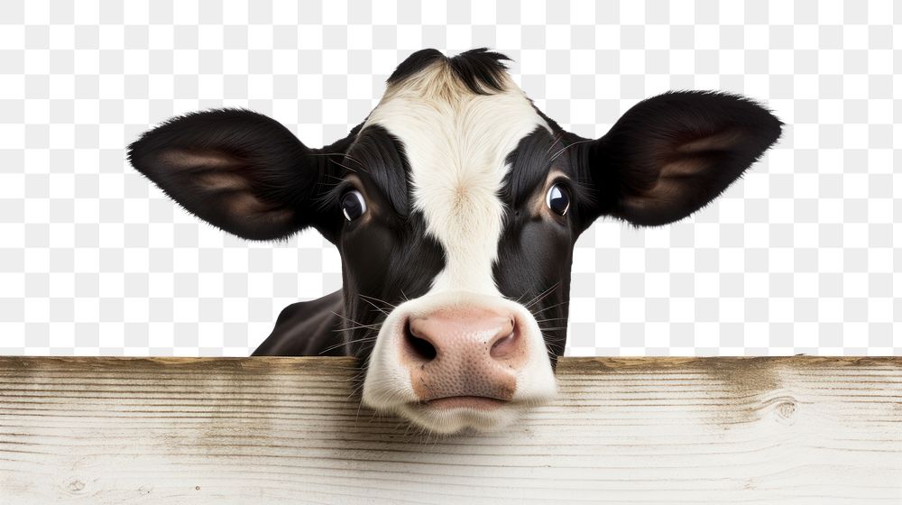 PNG Holstein Friesian Cow cow livestock mammal. AI generated Image by rawpixel.